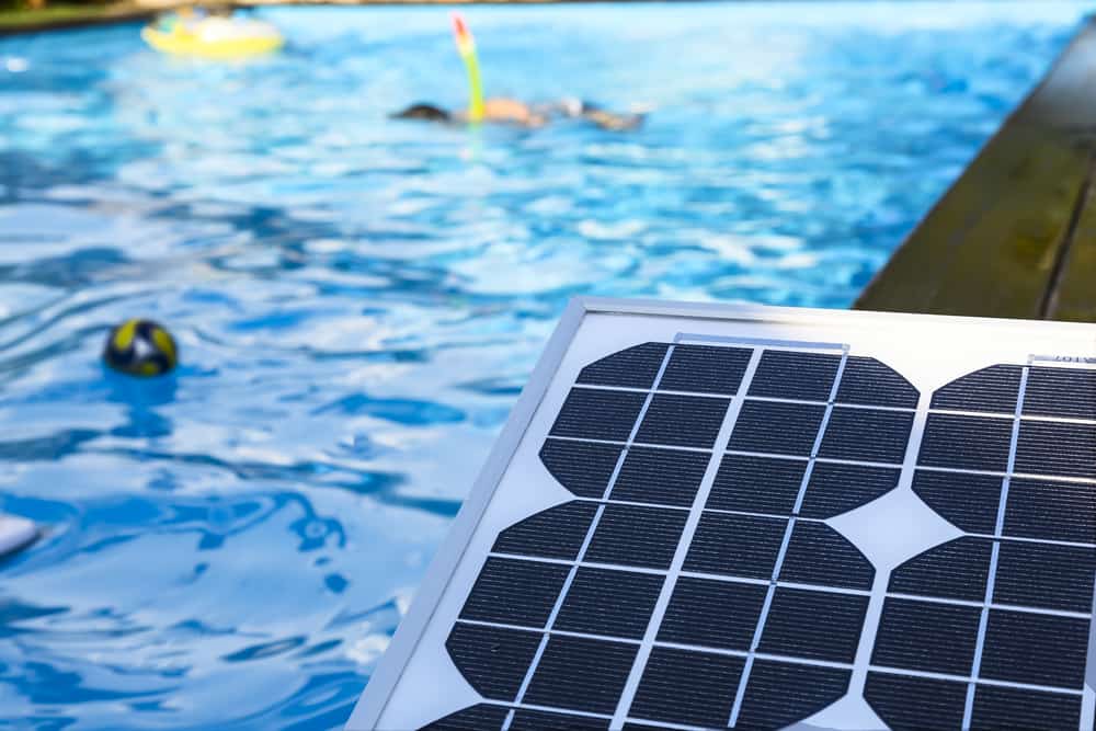 photovoltaic solar panel for heating water in the children's pool - It's a Gas - Gas Pool Heating